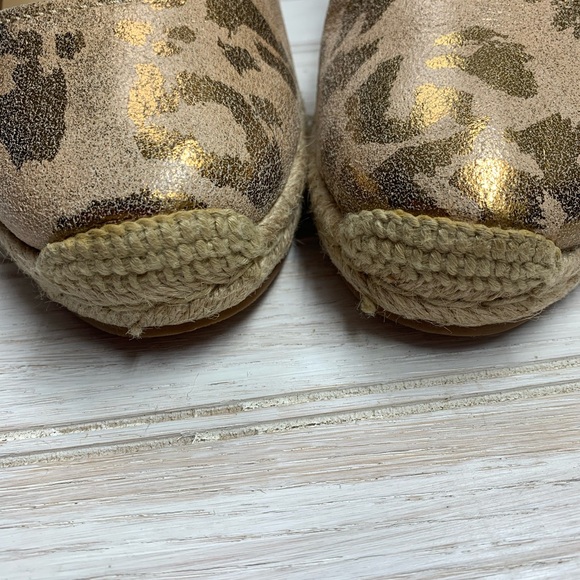 Naturalizer “Pearl” Leopard Print Slingback Espadrille Wedges Sz 8 - Picture 6 of 9